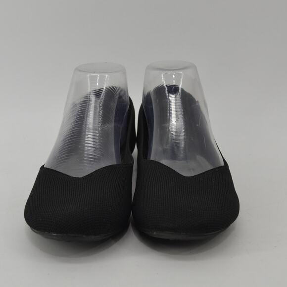 Arromic Womens Ballet Flats Sz 8 Black Knit Round Toe Casual - Picture 6 of 11